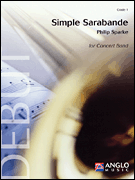 Simple Sarabande Concert Band sheet music cover